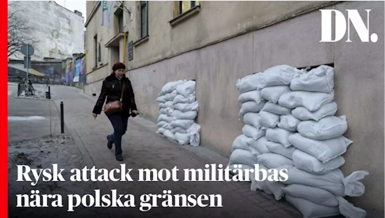 Rysk attack mot militärbas där Nato tidigare övat