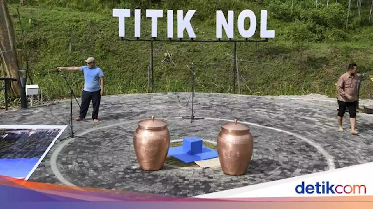 Melihat Persiapan Ritual Kendi Nusantara di Titik Nol IKN