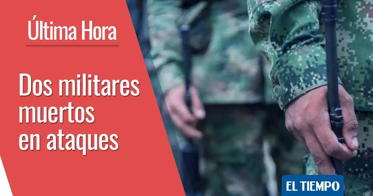 Elecciones 2022: dos militares murieron en atentados en Meta y Caquetá