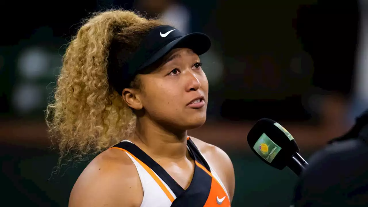 Naomi Osaka speaks to crowd through tears after heckling at Indian Wells