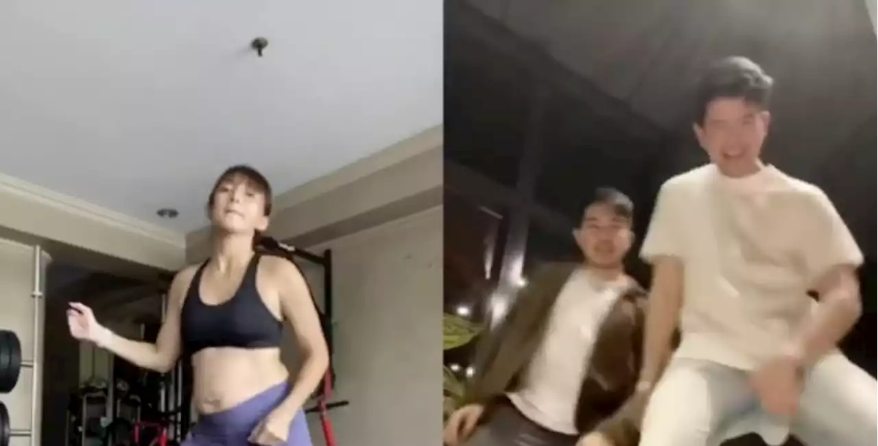 Iya Villania shares TikTok dance video after a workout baring pregnant belly