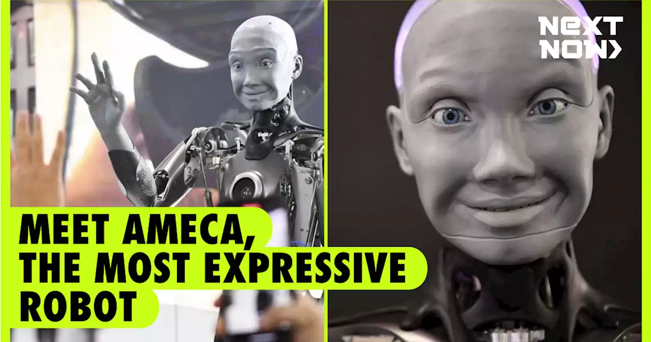 Meet Ameca, a humanoid robot which can show emotions