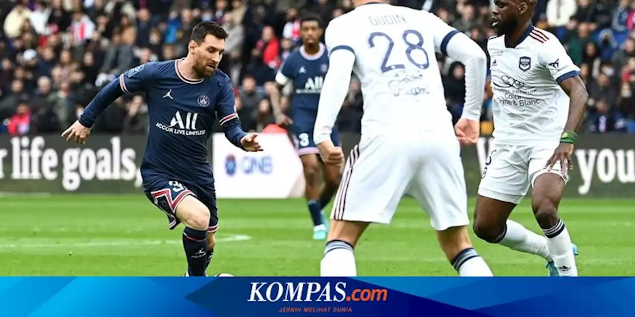 HT PSG Vs Bordeaux: Les Parisiens Unggul 1-0, Messi Terlibat, Tak Ada Selebrasi dari Pochettino