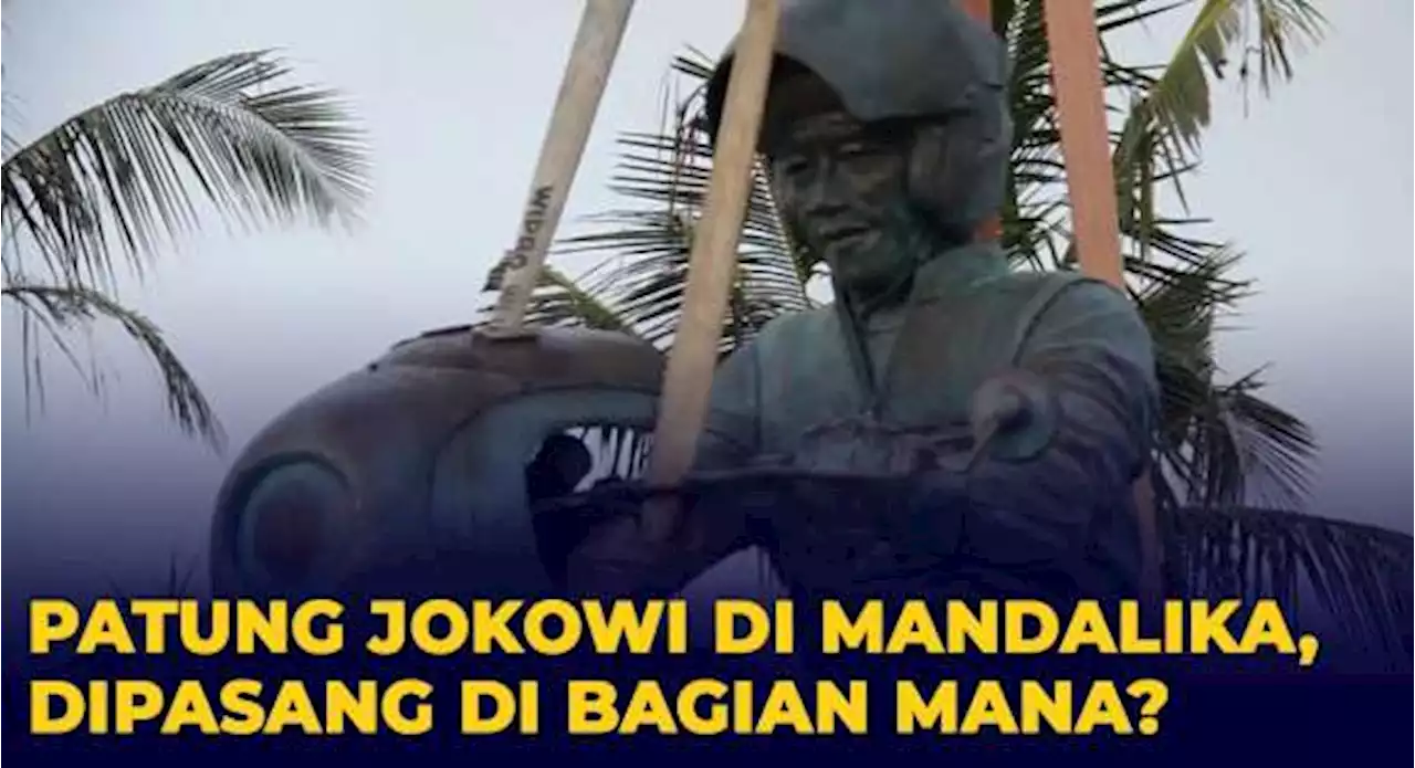 Patung Jokowi Naik Motor di Sirkuit Mandalika, Dipasang di Mana?