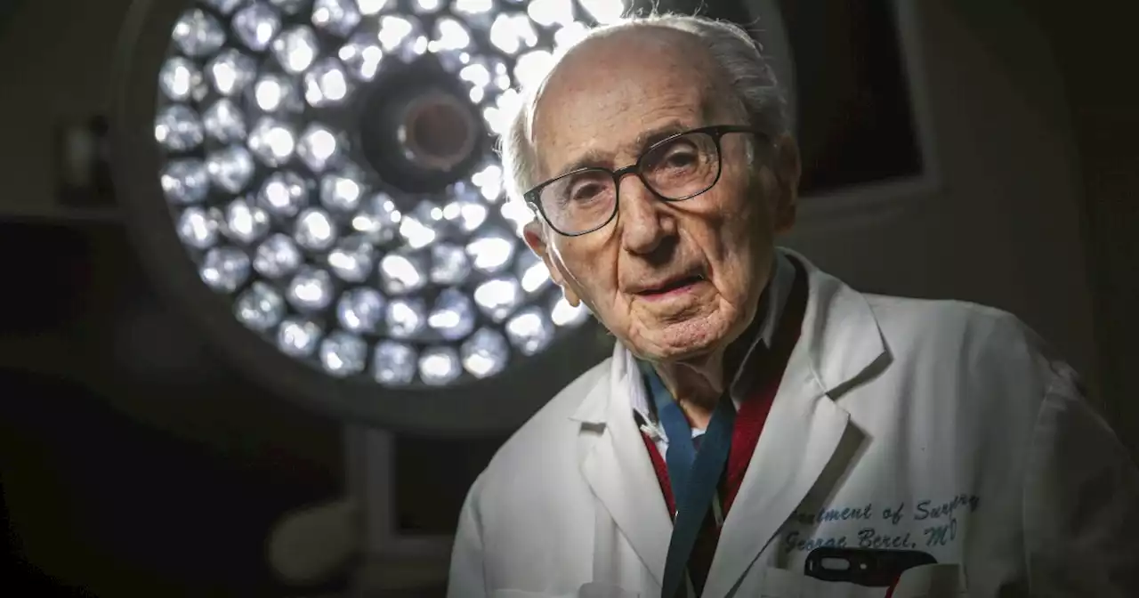 Column: This 101-year-old surgical pioneer still works every day. And he's not about to retire