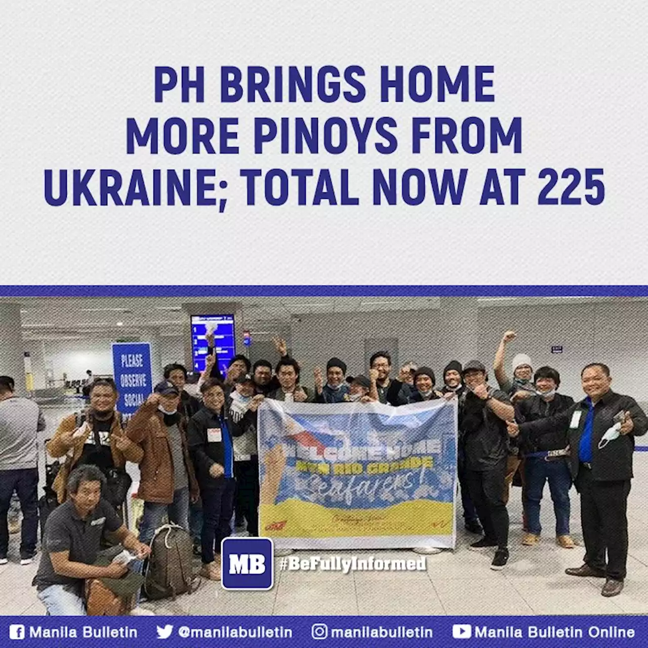 PH brings home more Pinoys from Ukraine; total now at 225