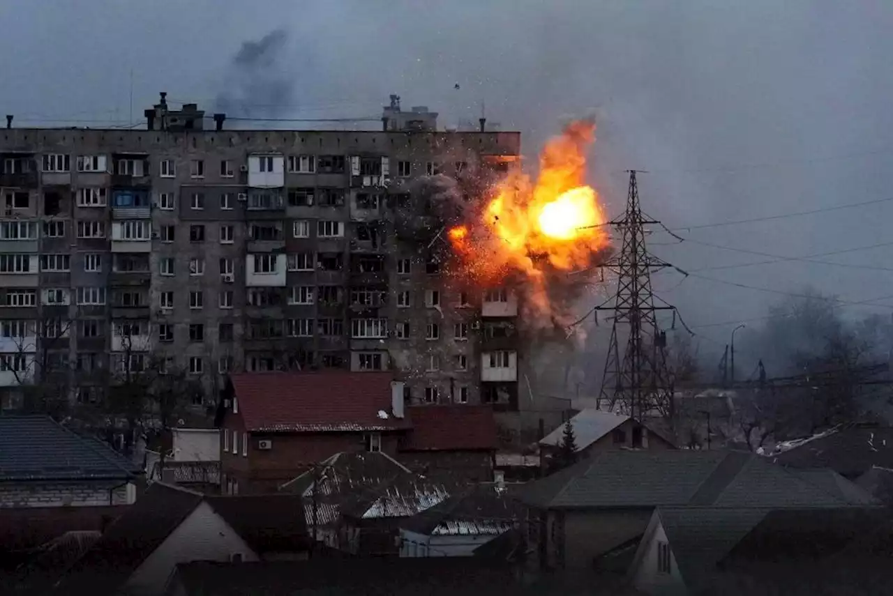 Russia strikes near Ukrainian capital; port city under siege