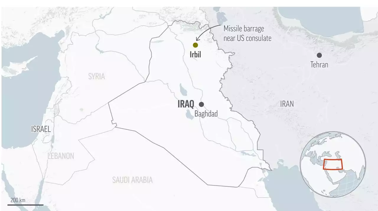 Iran claims it was behind missile barrage near U.S. consulate in Iraq