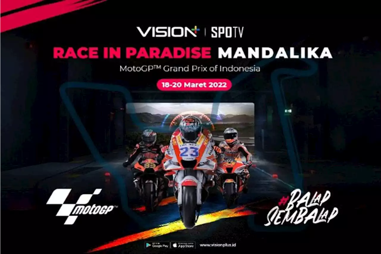 Intip Pesona Mandalika International Street Circuit, Saksikan MotoGP Pertamina Grand Prix of Indonesia di SPOTV Vision+!