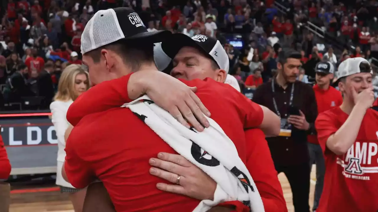 Watch Now: Behind the scenes of Arizona Wildcats' Pac-12 Championship celebration