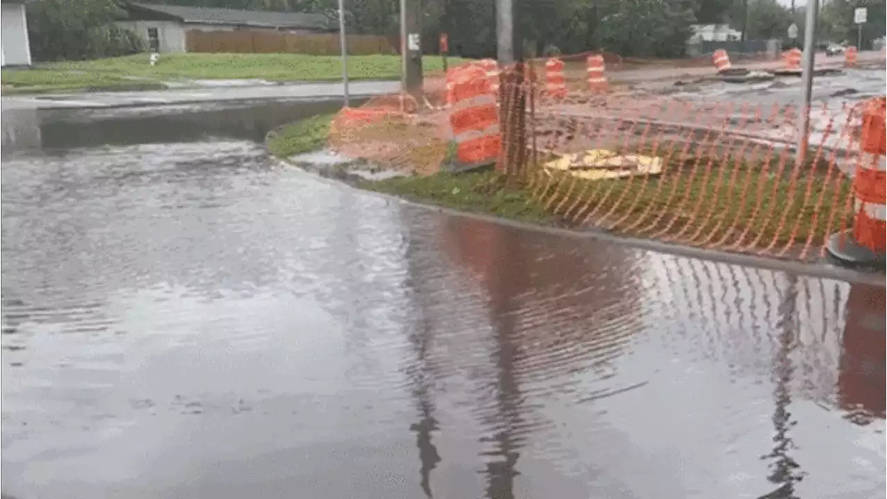 Heavy rainfall leads to flooding on Jacksonville’s Westside