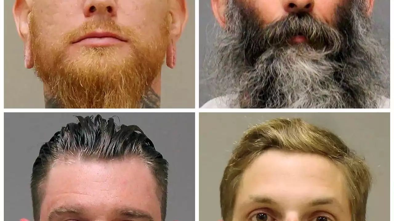 Snapshots of 4 men charged in Whitmer kidnapping plot