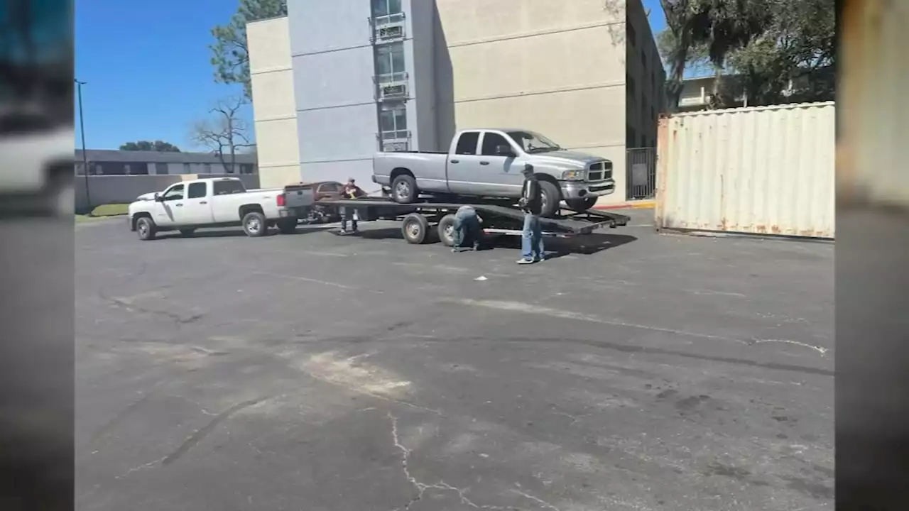 Huntsville rodeo contestant says his truck was broken into, damaged on show day