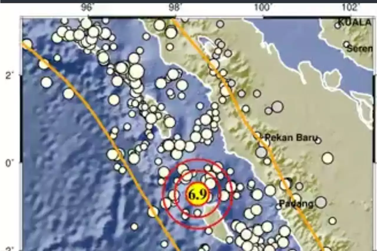 Gempa dangkal M6,9 guncang Nias Selatan akibat subduksi lempeng