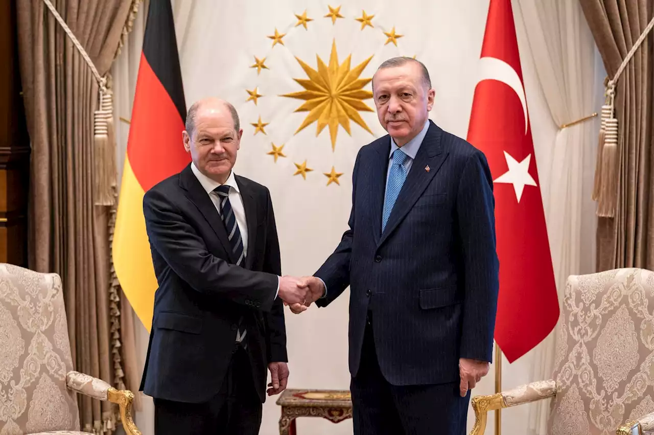 Ukraine-Krieg: Olaf Scholz trifft Erdogan zu Beratungen