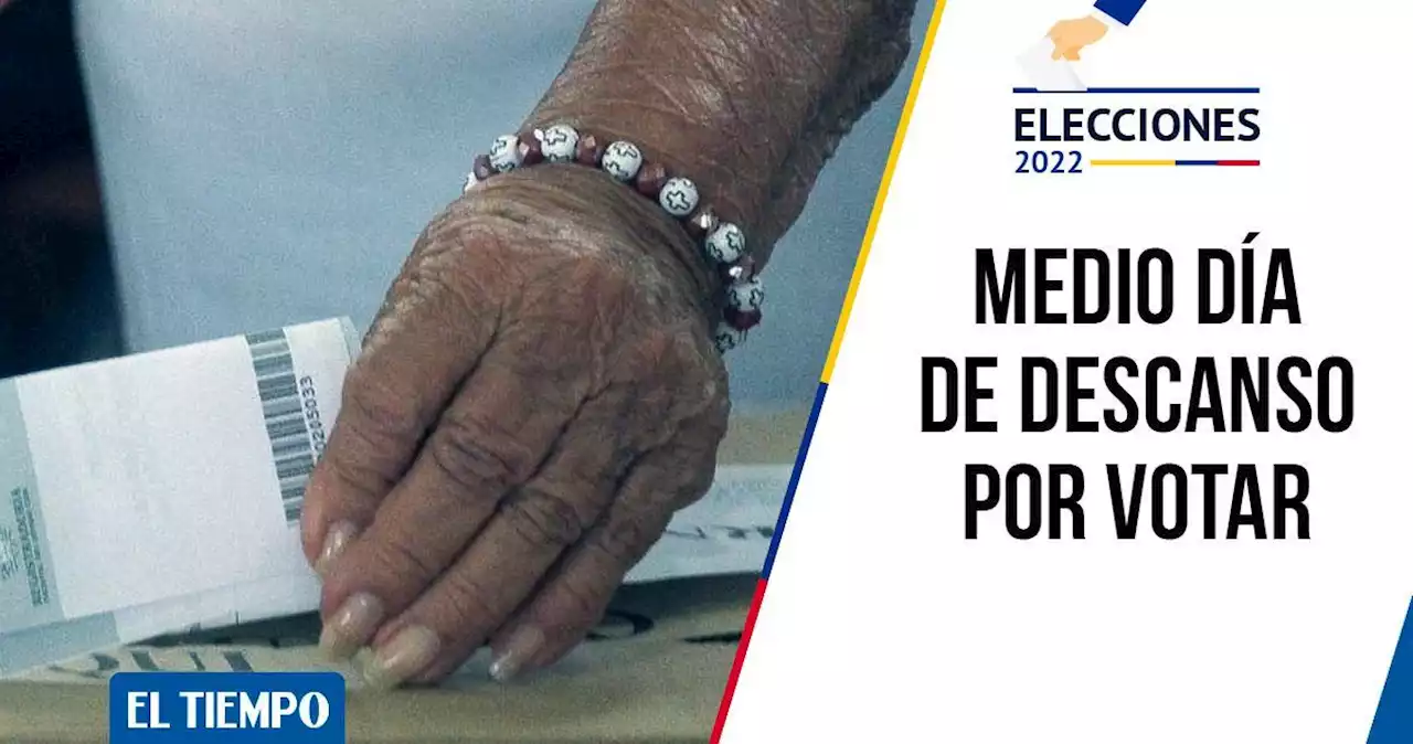 Medio día de descanso por votar: ¿cómo pedirlo?