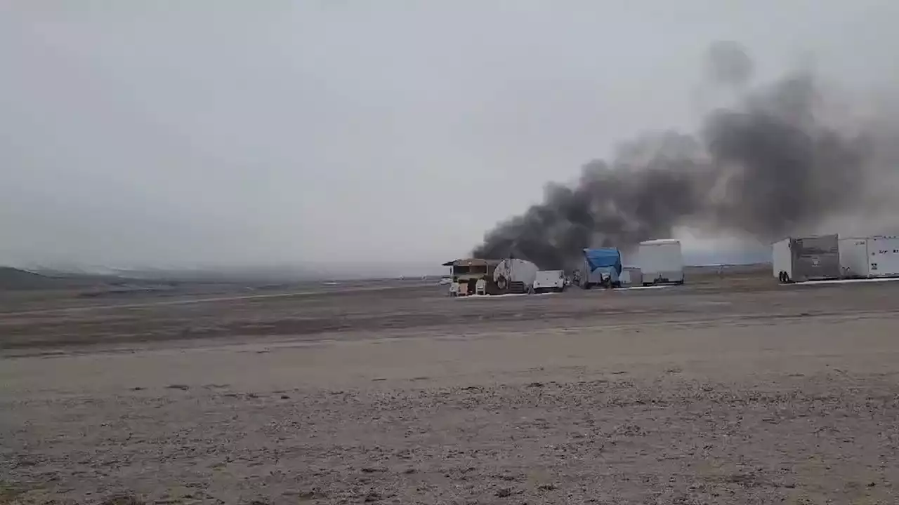 Fire breaks out at small, private airport in Utah County