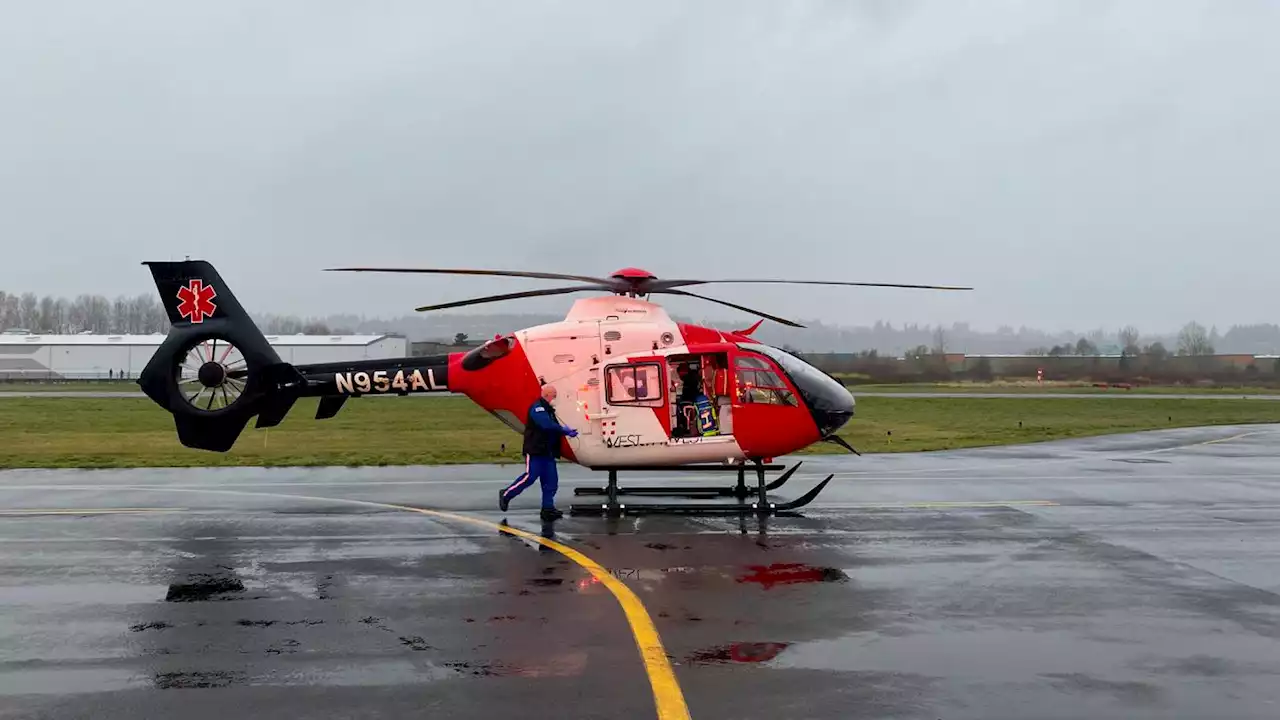 Pedestrian airlifted after being hit by car in Auburn