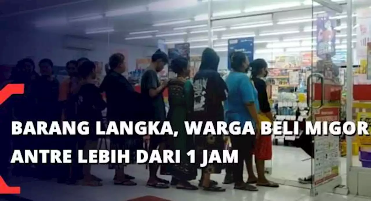 Barang Langka, Warga Beli Minyak Goreng Antre Lebih dari 1 Jam