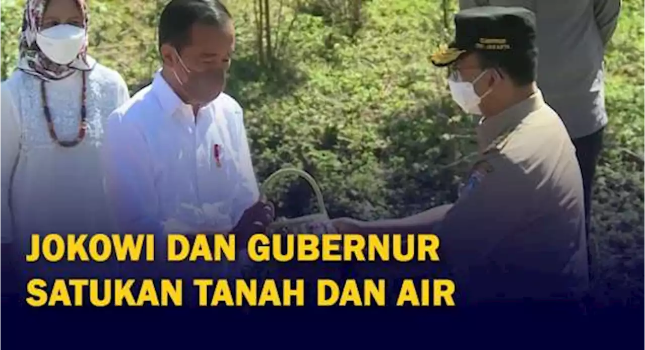 Momen Penyatuan Tanah dan Air di IKN Nusantara: Diawali Anies Baswedan dan Ditutup Isran Noor