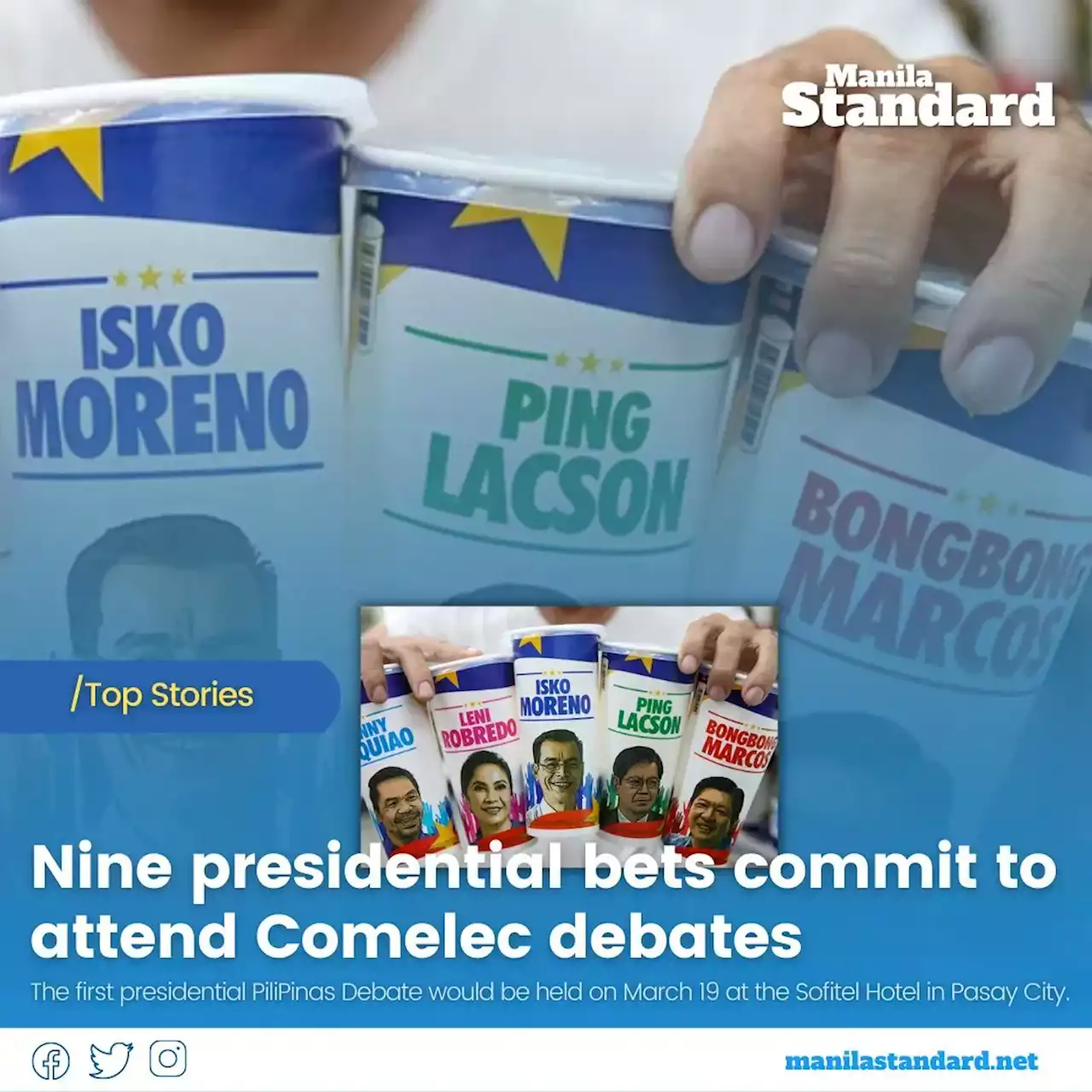 Nine presidential bets commit to attend Comelec debates