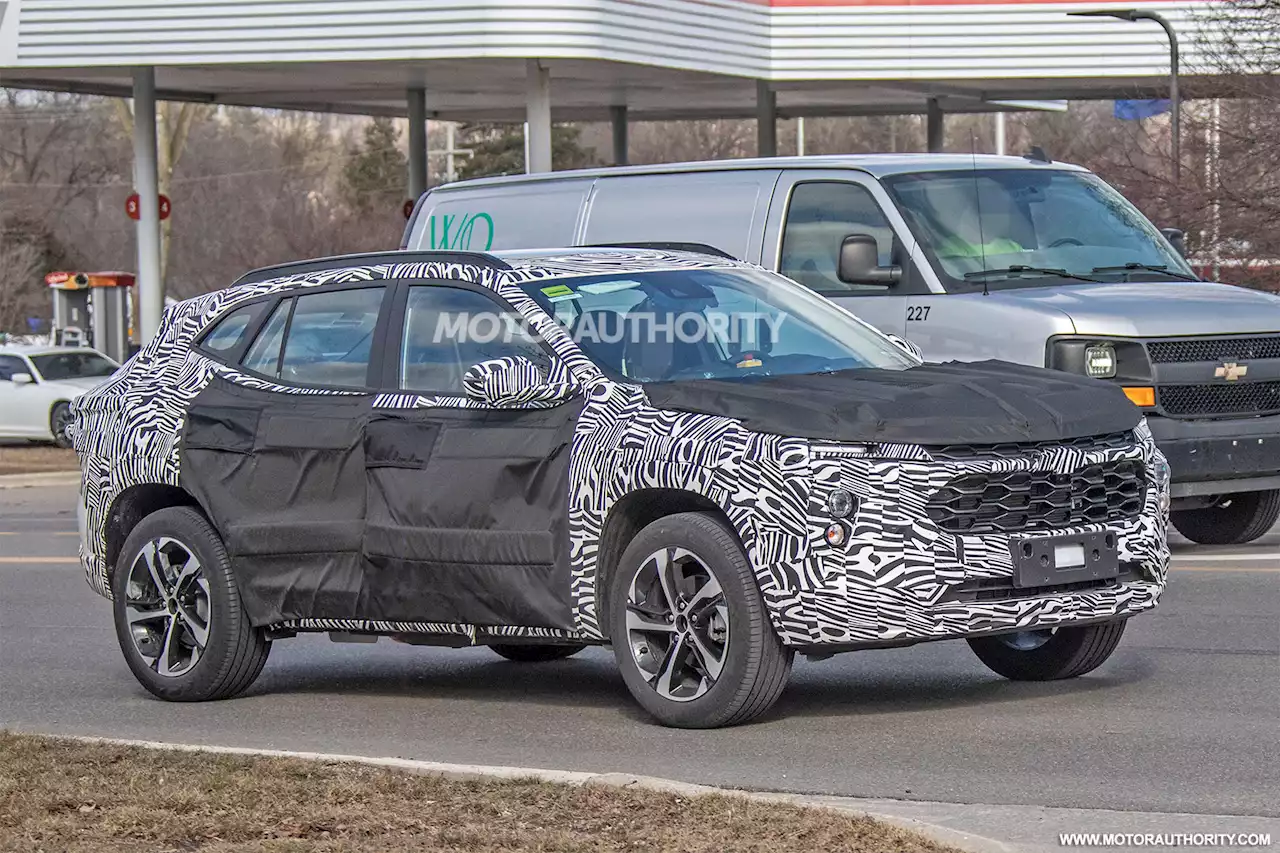 2024 Chevrolet coupe-like crossover spy shots: New compact offering coming