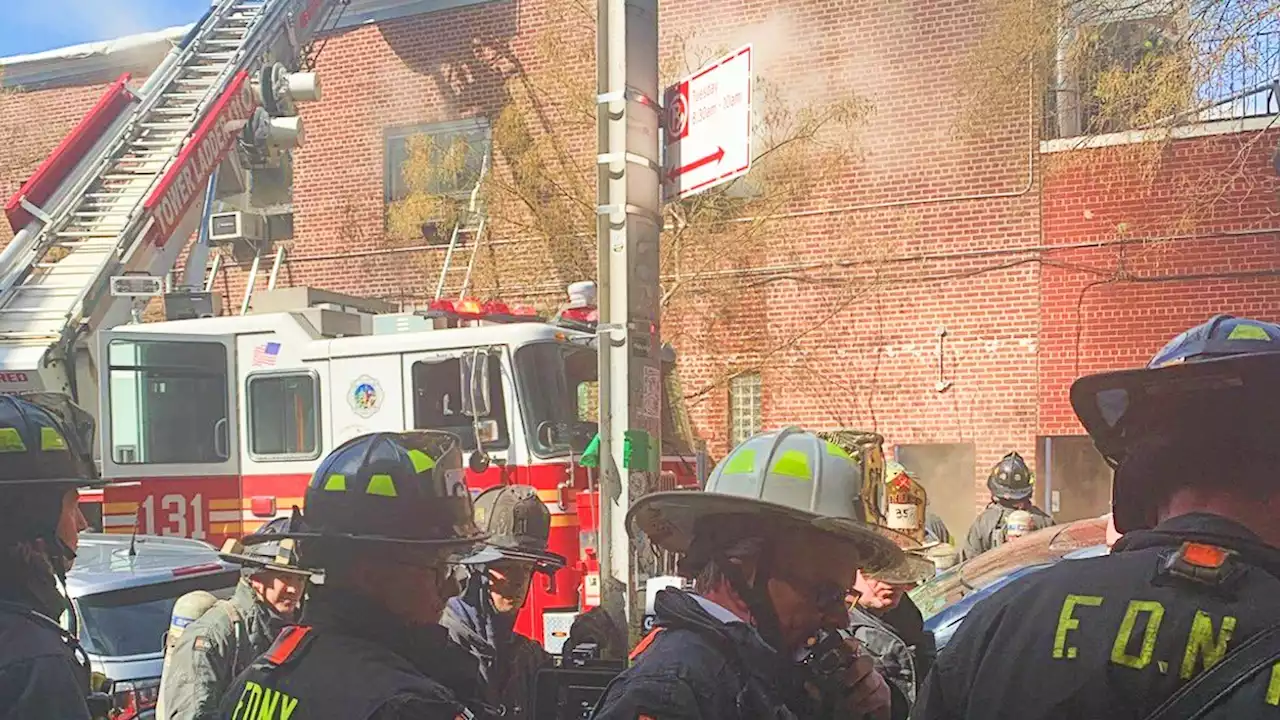 5-Alarm Fire Erupts at Gym in Brooklyn's Boerum Hill, 2 Hurt