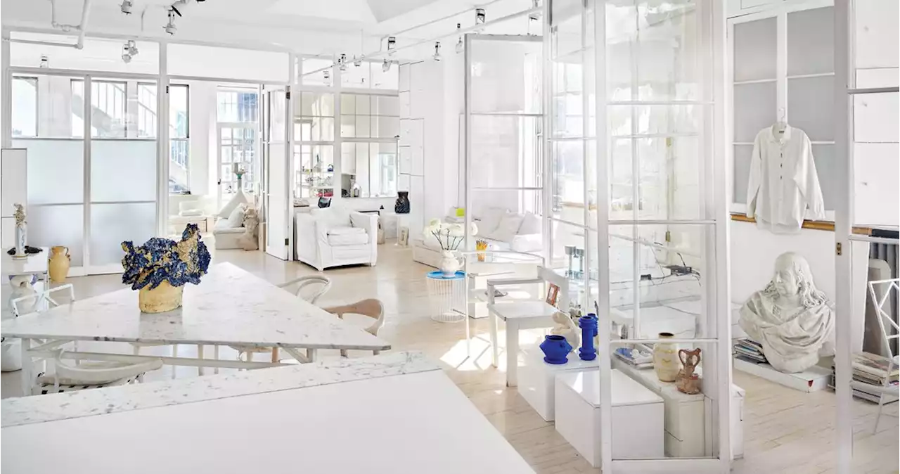 Fashion Designer Maryam Nassir Zadeh Is Raising Two Kids in This All-White Loft