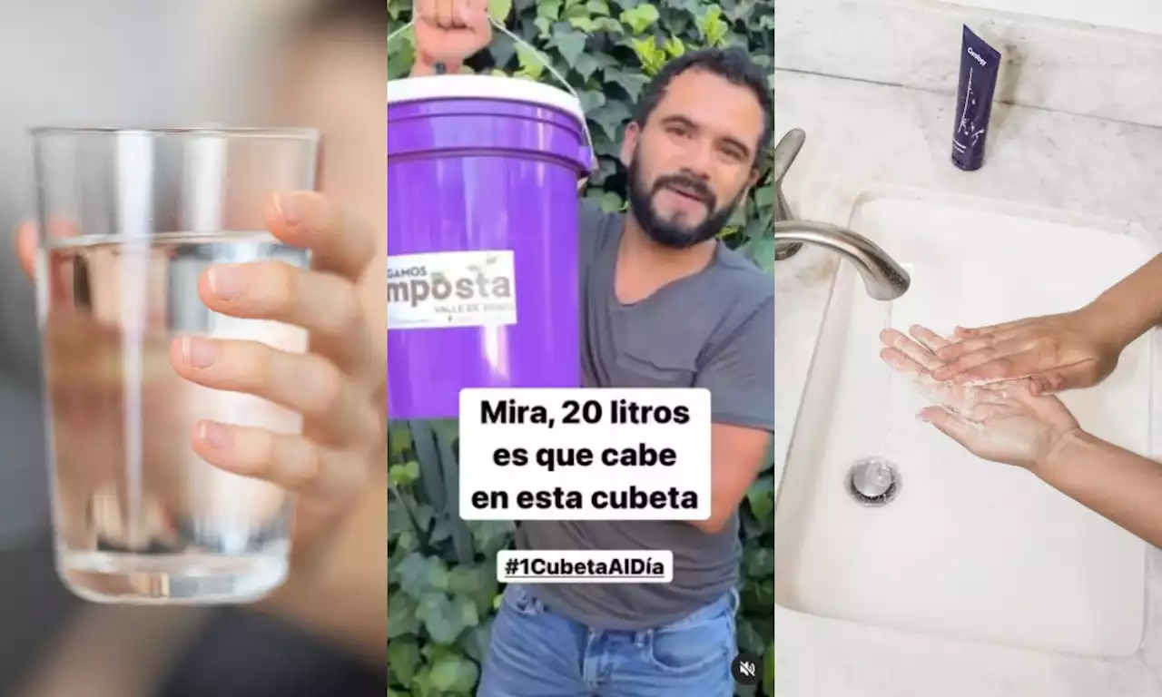 El reto de vivir solo con una cubeta de agua por un día