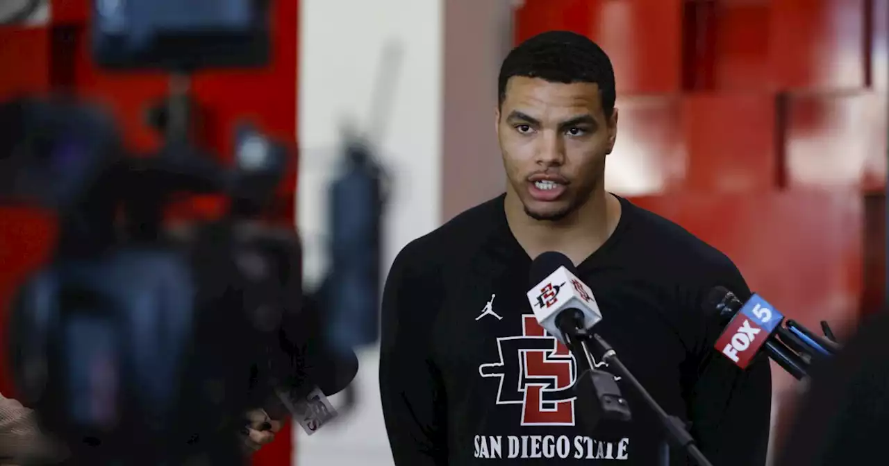 Column: Dance-happy Matt Bradley joined Aztecs for his NCAA Tournament moment