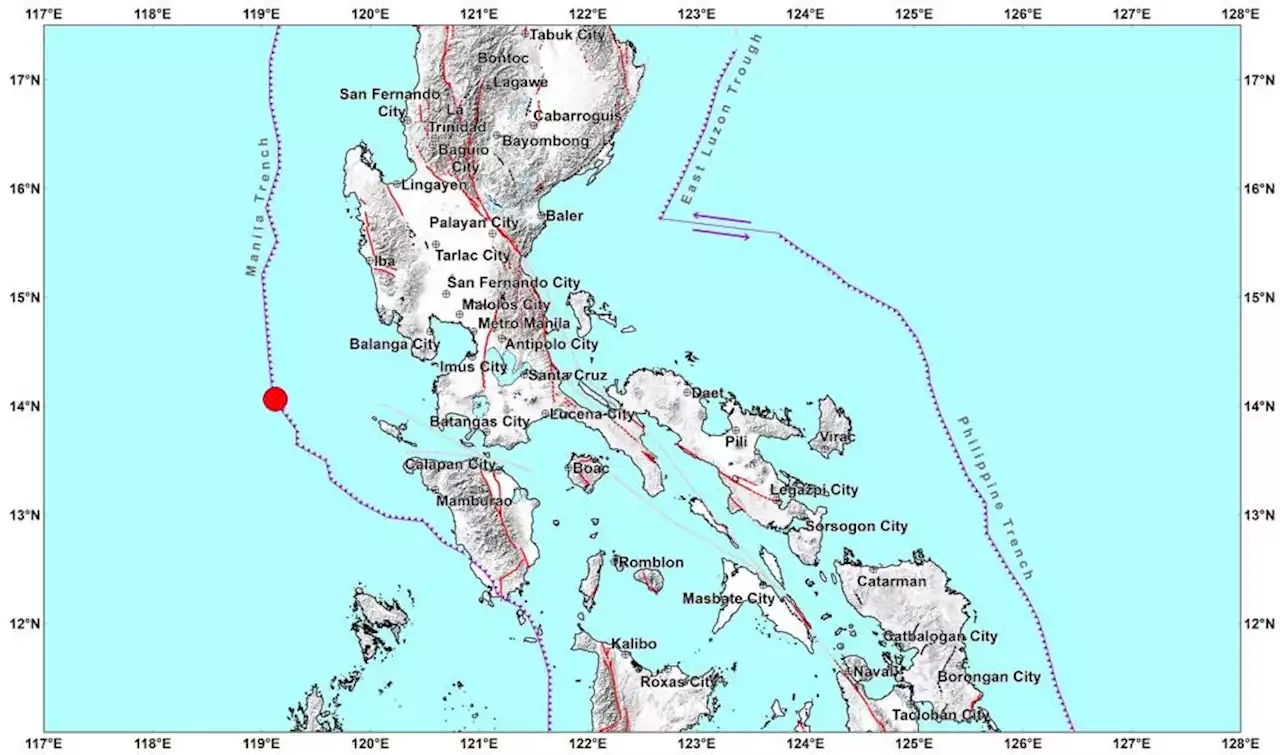 Magnitude 6.4 quake hits Occidental Mindoro