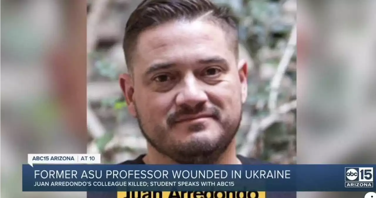 Former ASU professor wounded in Ukraine while working as a photographer