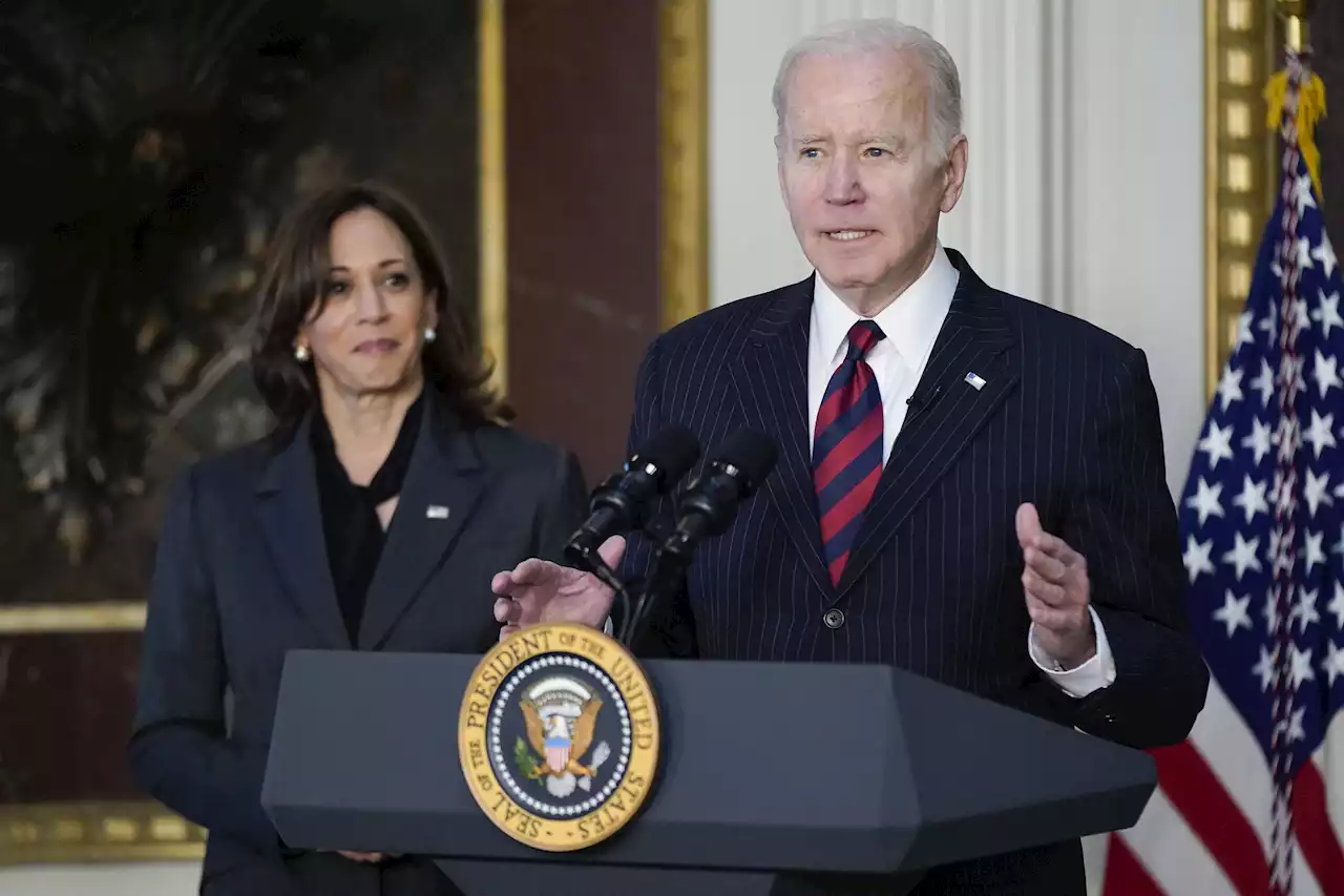 Biden signs budget bill with Ukraine aid but no virus cash