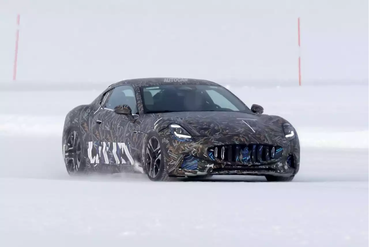 2023 Maserati Granturismo EV spotted undergoing winter tests | Autocar