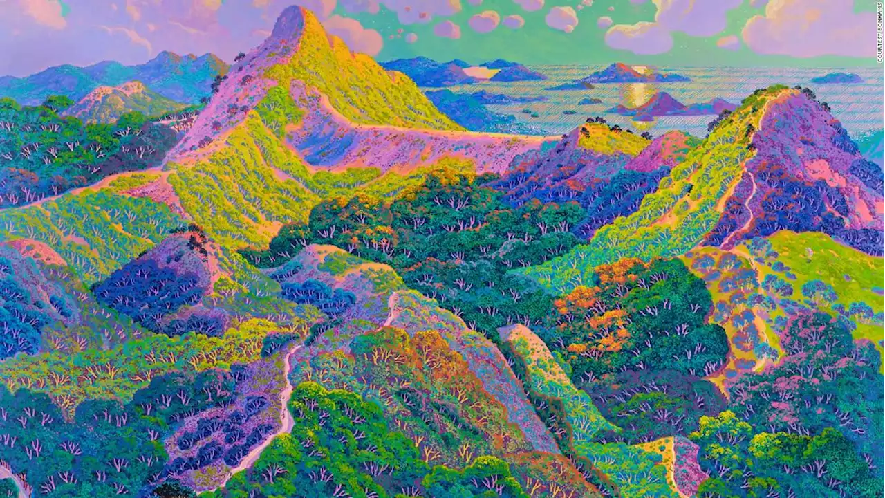 Stephen Wong: The painter who builds up landscapes 'like Lego'