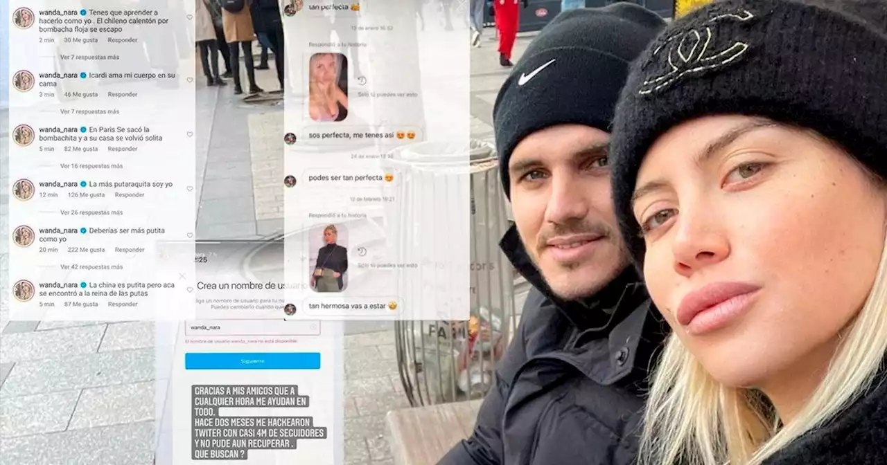 Hackearon a Wanda: supuestos mensajes de Barco, picantes publicaciones contra la China por Icardi y más