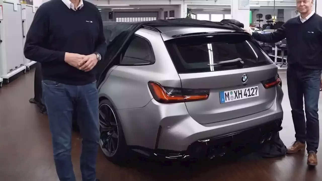 2022 BMW M3 Touring shown partially undisguised | Evo