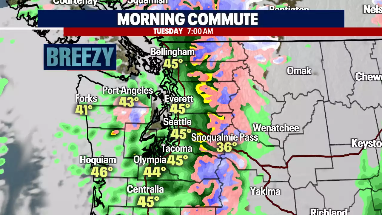 More rain and mountain snow on tap tomorrow