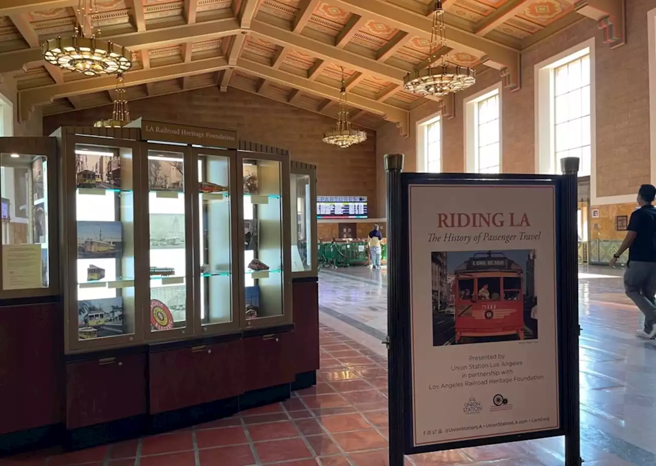 Display on LA train history extends to Redlands