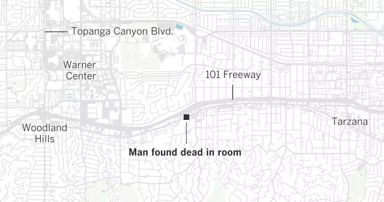 Dead man found bound, handcuffed in Woodland Hills hotel