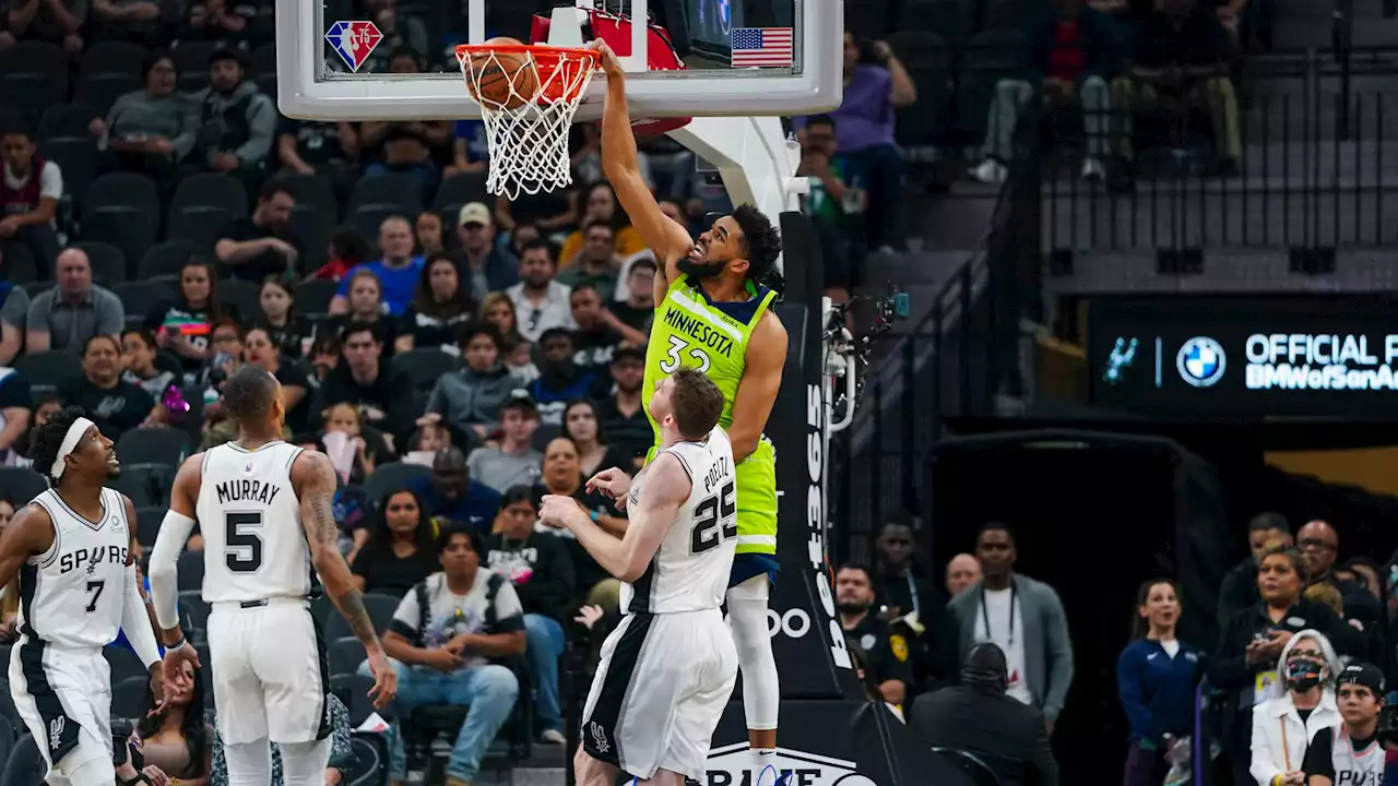 Historic Third Quarter Fuels Karl-Anthony Towns' 60-Point Game Vs. Spurs