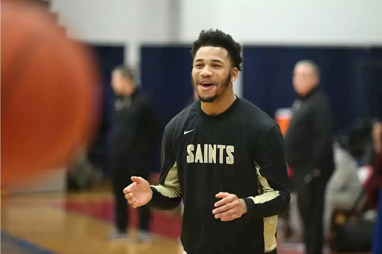 Neumann Goretti football star Shawn Battle knows how to win — and it shows on the court