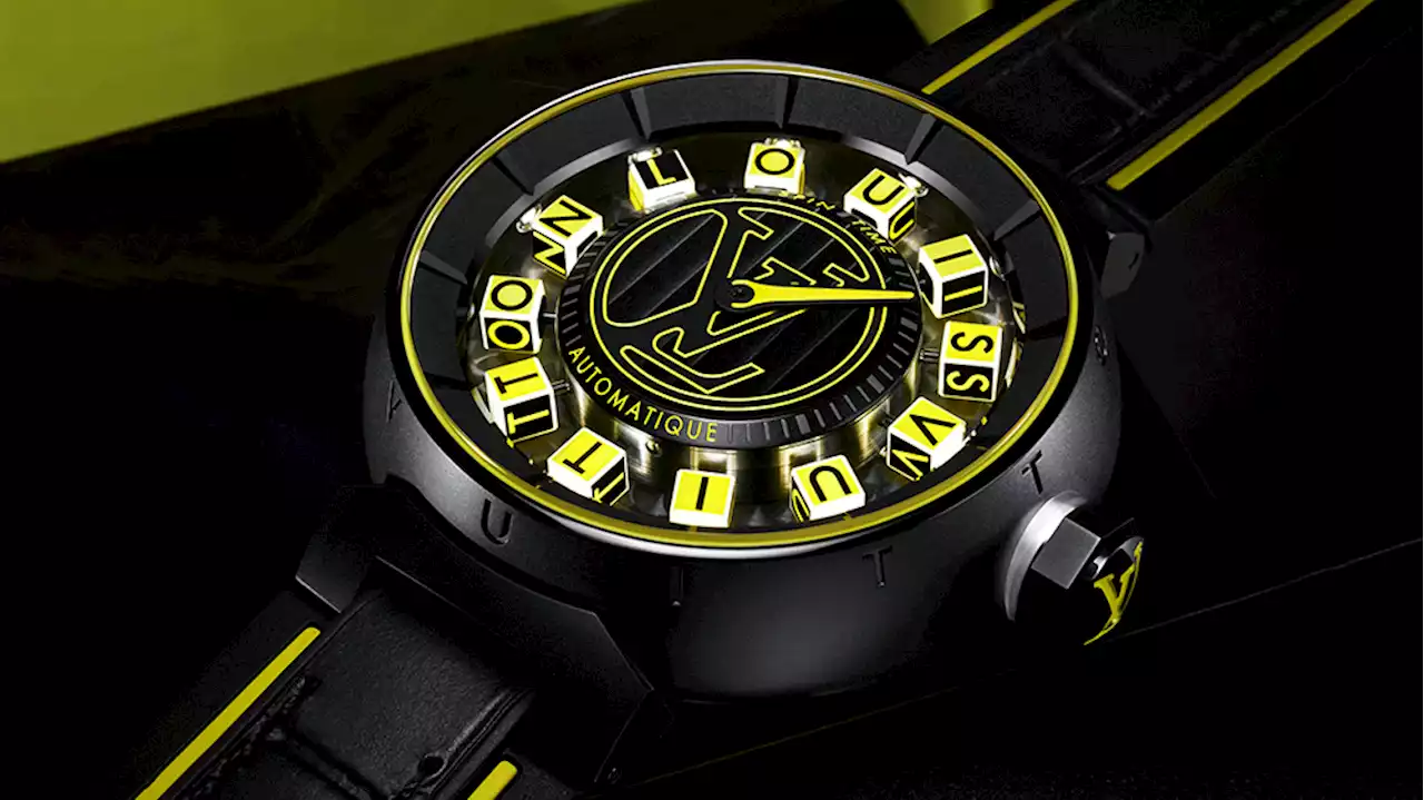 Louis Vuitton’s New Spin Time Air Quantum Watch Glows in the Dark Like Deep-Sea Creatures