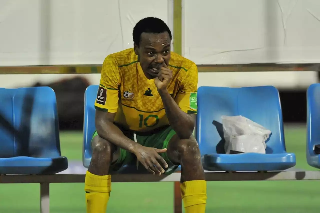 Bafana coach Broos concerned about Tau's form