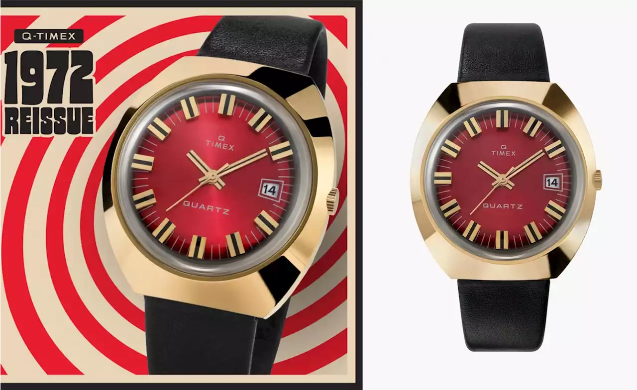 This Timex retro quartz watch is straight from the 1970s