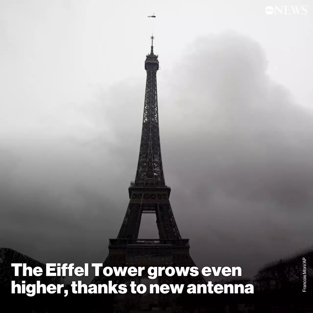 The Eiffel Tower grows even higher, thanks to new antenna