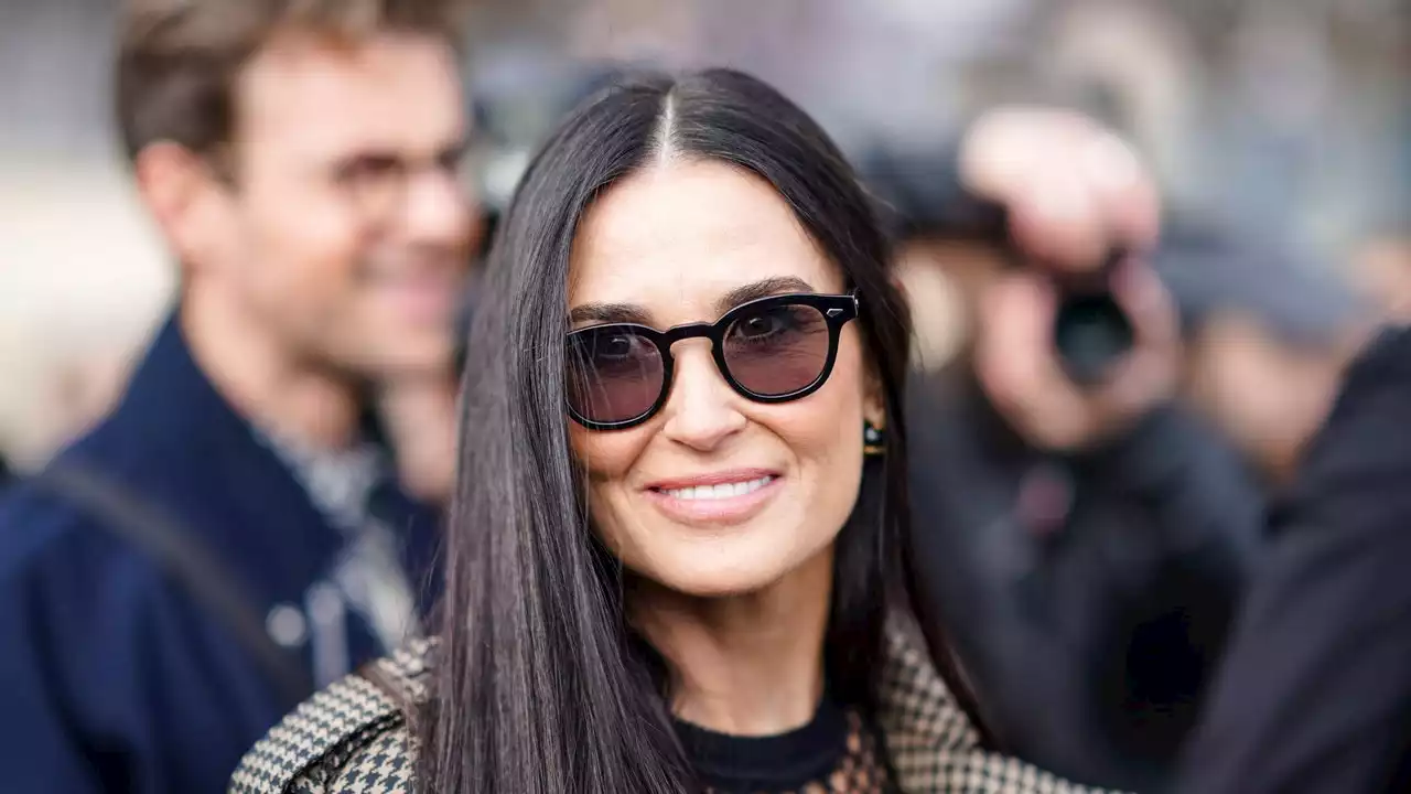 Demi Moore's Super Long Hair Is All Natural, Baby