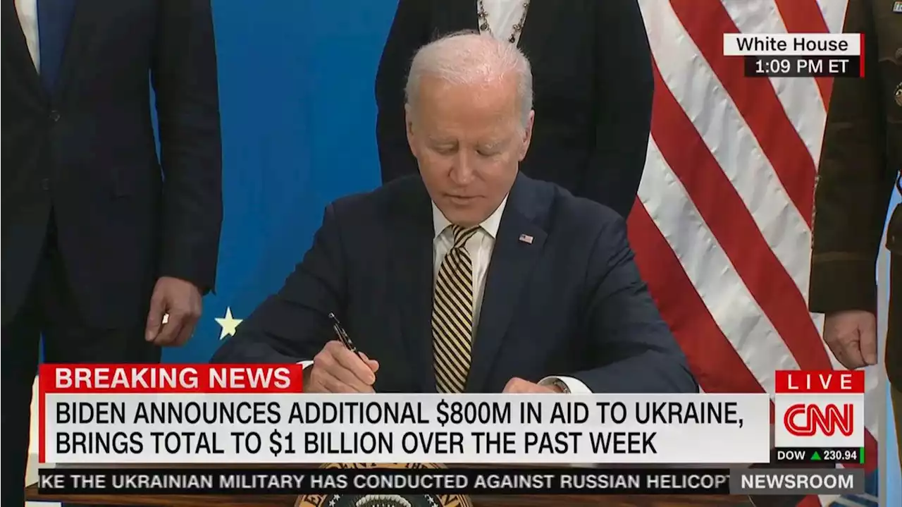 Biden announces $800 million in military aid to Ukraine, including drones and anti-aircraft systems