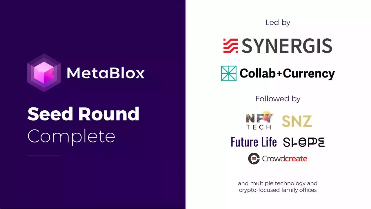 MetaBlox Concluded the Seed Round, Plans for the Future – Press release Bitcoin News