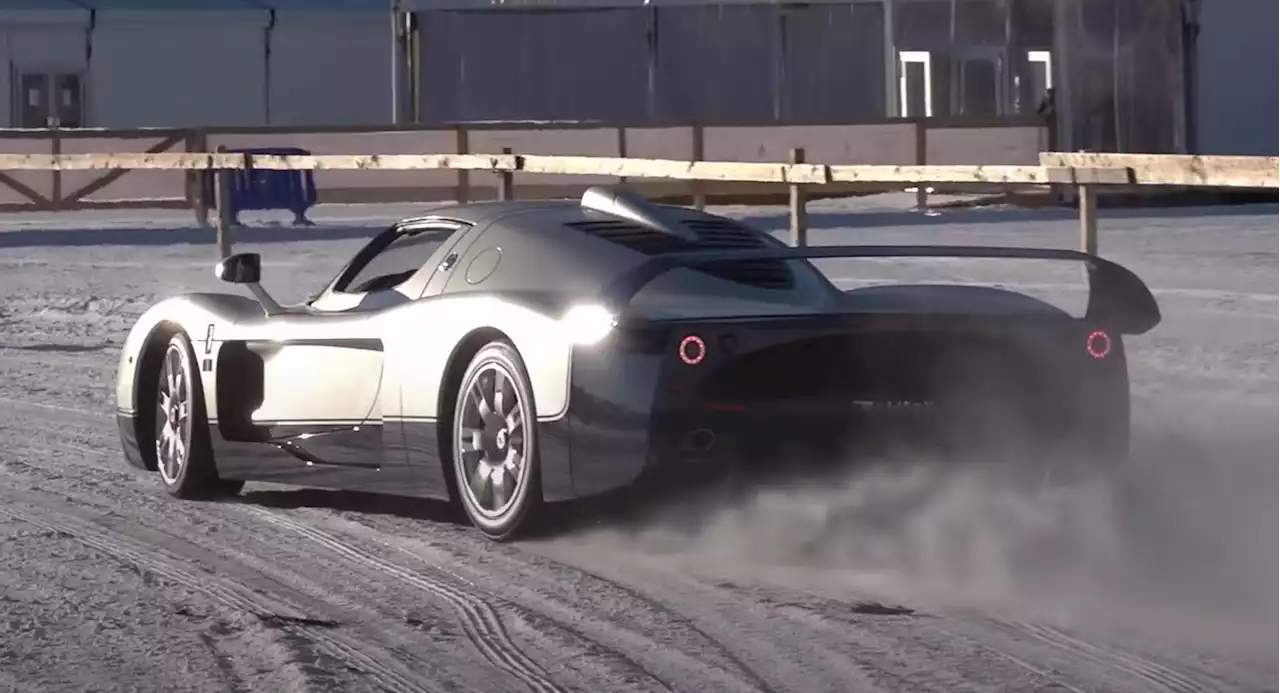 Would You Have The Nerve To Drive A Maserati MC12 In The Snow? | Carscoops